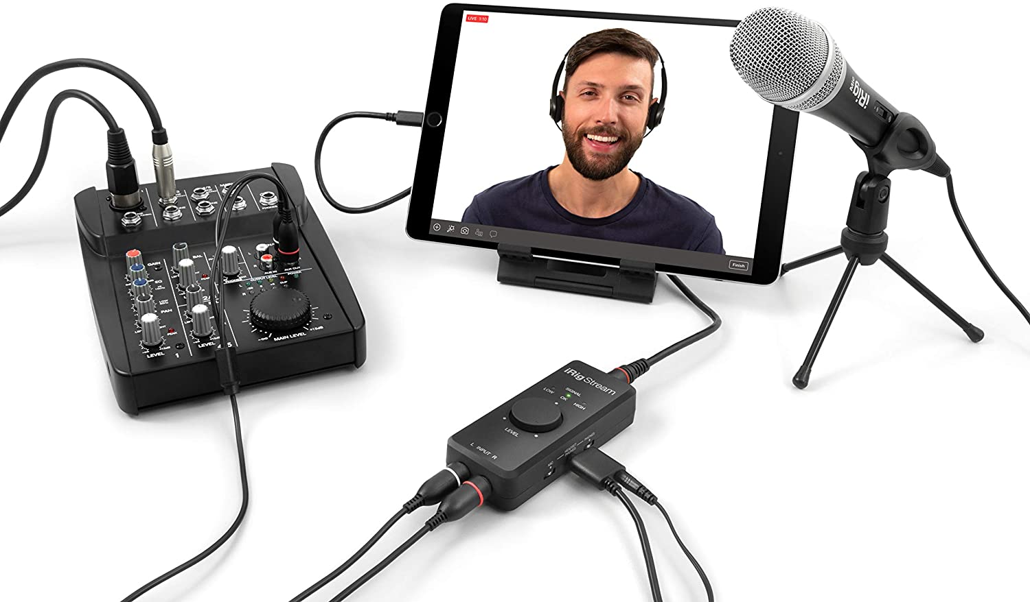 IK Multimedia iRig Stream | Streaming audio interface for iPhone, iPad and Ma... - Picture 10 of 13