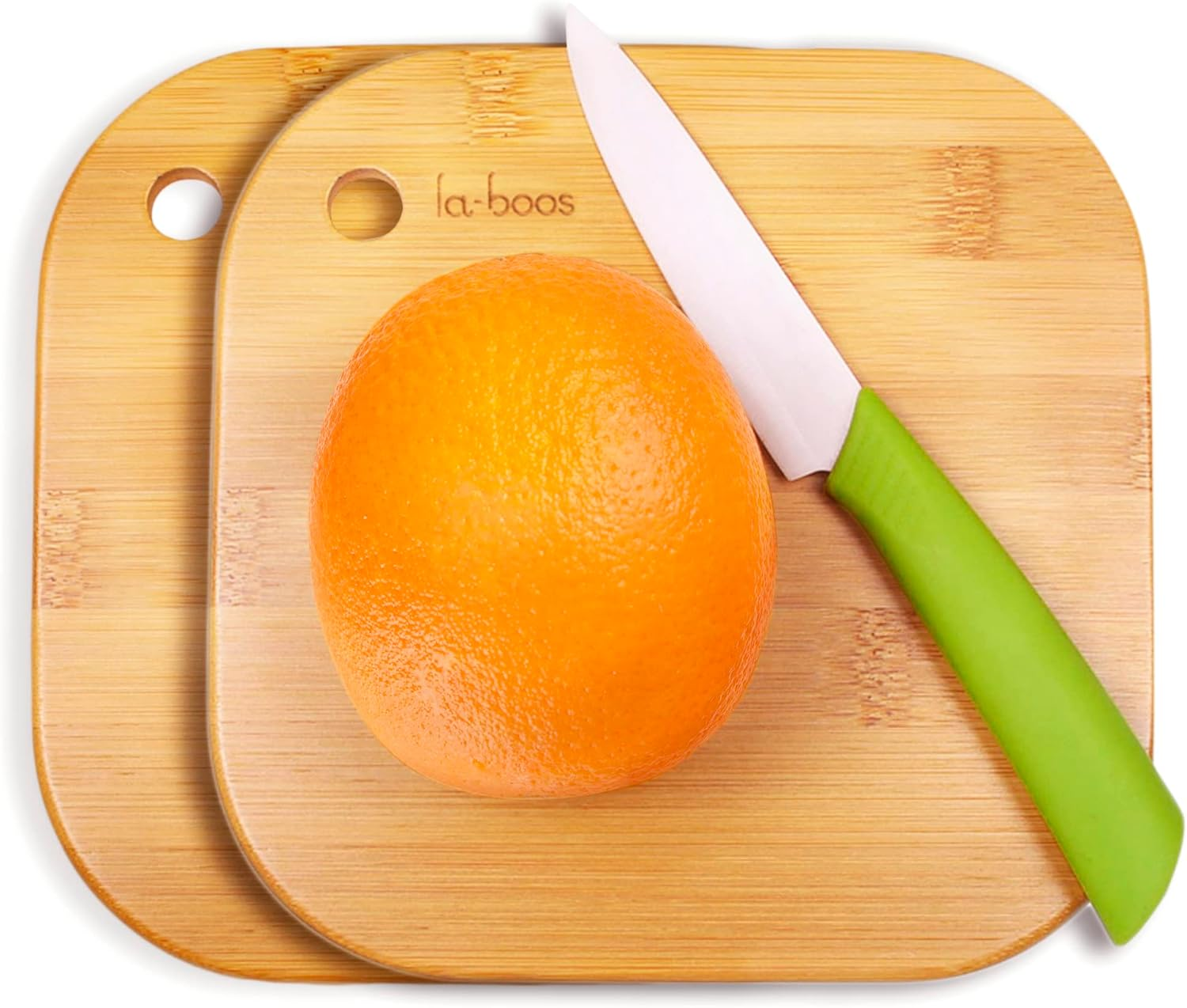 Home Mini Cutting Board Small Fruit Cutting Board Solid Bamboo Wood Board for Baby Infant Dormitoryｉset of 2