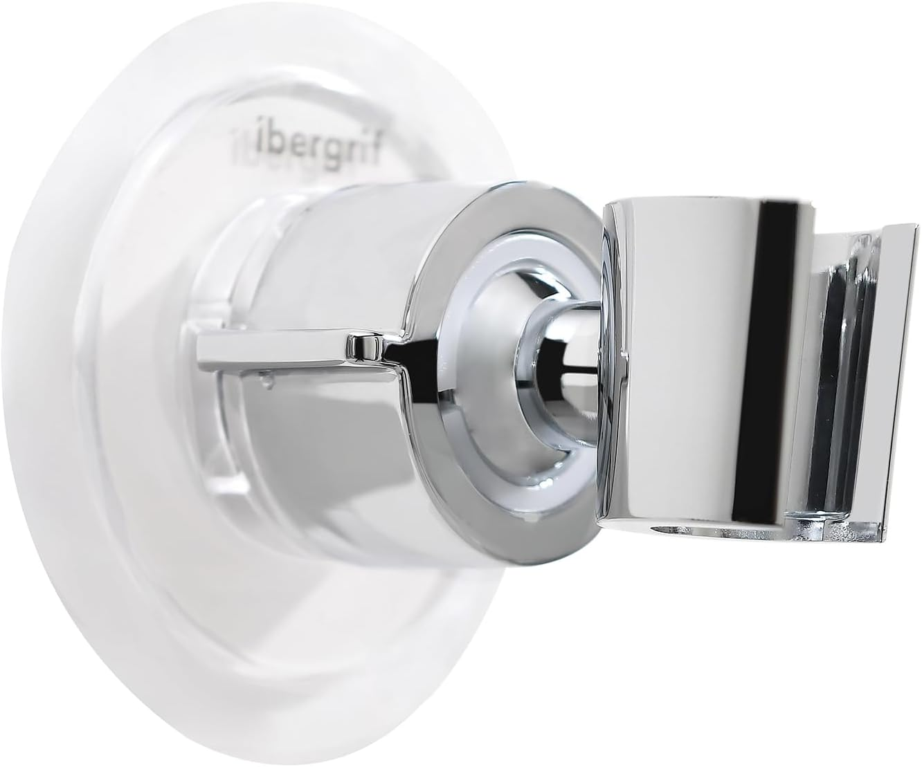 M20407 Supporto per Doccia, Adesivo Staffa Soffione, Doccia Senza Necessità Di Trapano, Rotazione a 360°, Adatta per Casa, Hotel, Bagno
