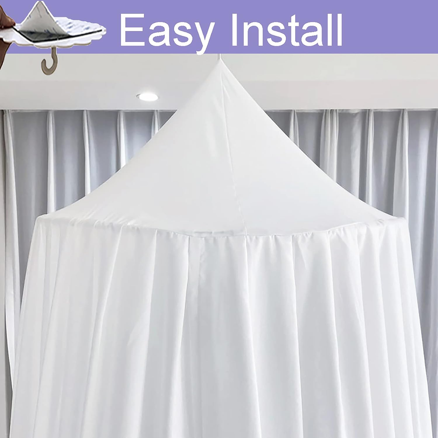 Extra Large Kids Bed Canopy for Girls Boys Bedroom Decor, Crib Canopy Nursery... - Picture 8 of 19