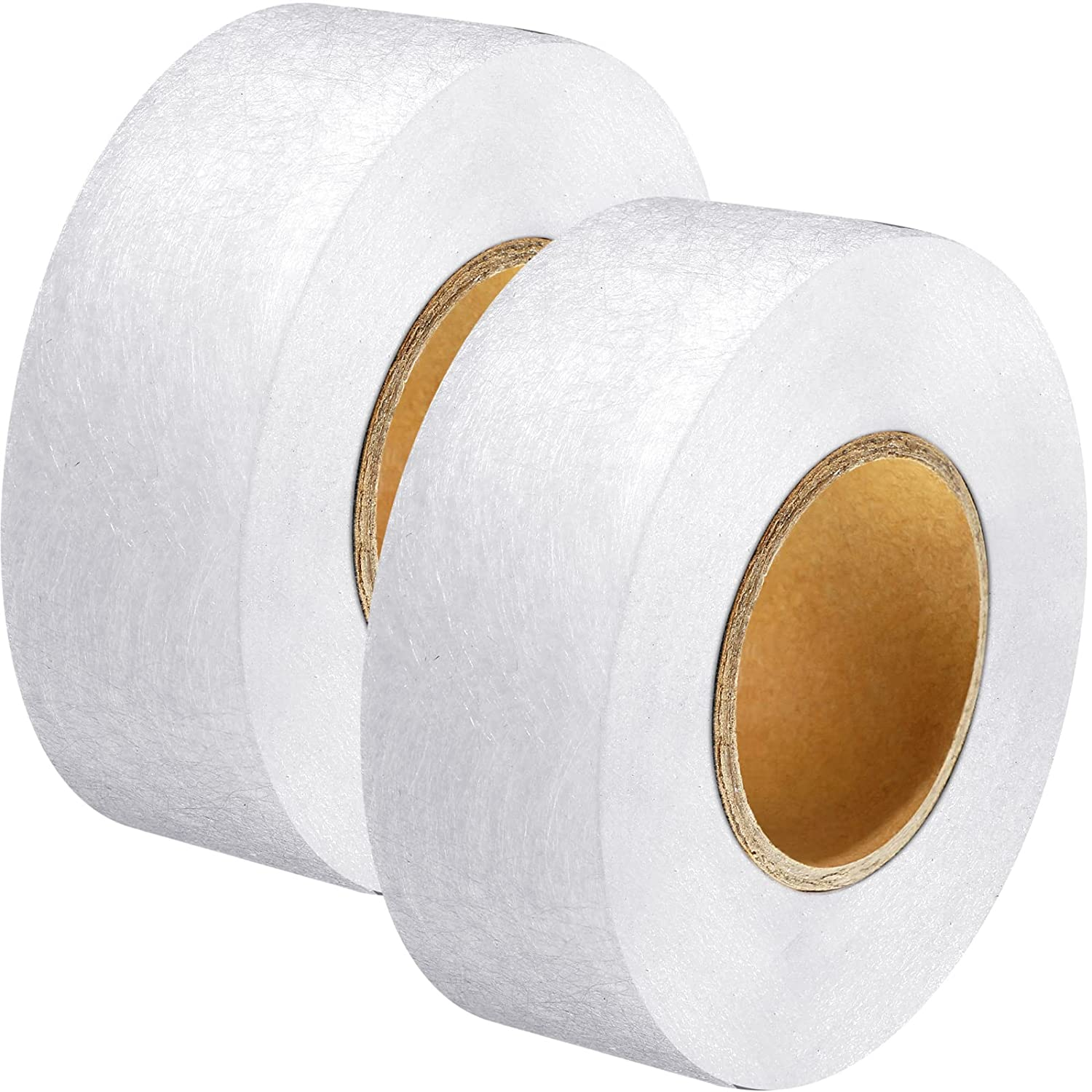 Outus 2 Rolls Fabric Fusing Tape Adhesive Hem Iron on Each 1/2 Inch(27 Yards Each,White)