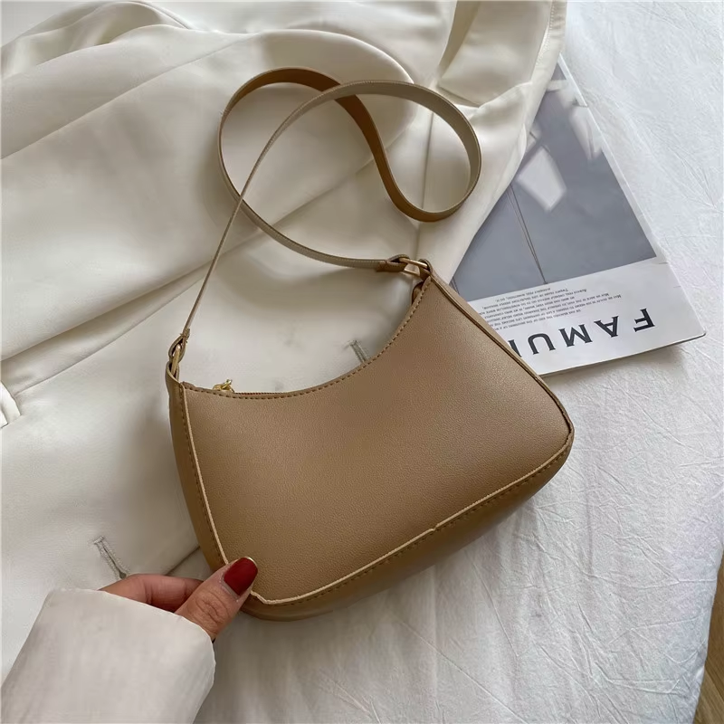 Wholesale Summer 2023 Ladies Hand Bags Simple Women'S Handbags Fashion Ladies Shoulder Bags PU Leather Bags
