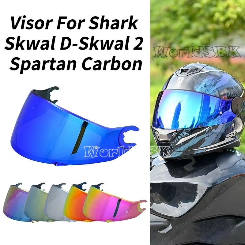 For SHARK D Skwal D-Skwal 2 Spartan Helmet Visor Full Face Replacement Helmet Lens Visor Accessories Capacete Windshield