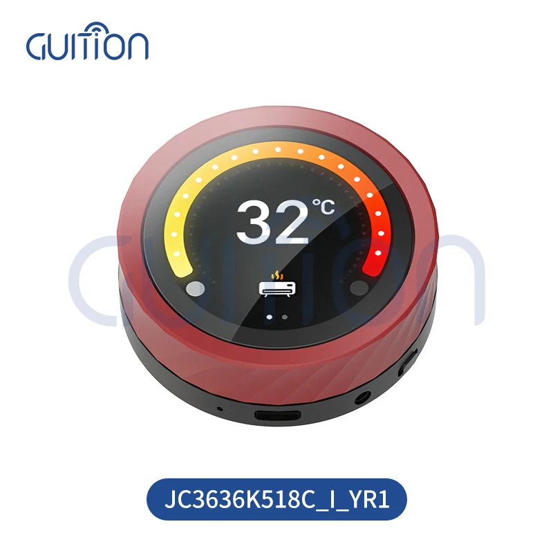 Programmable rotary knob secondary screen: 1.85-inch multifunctional control screen based on ESP32-S3