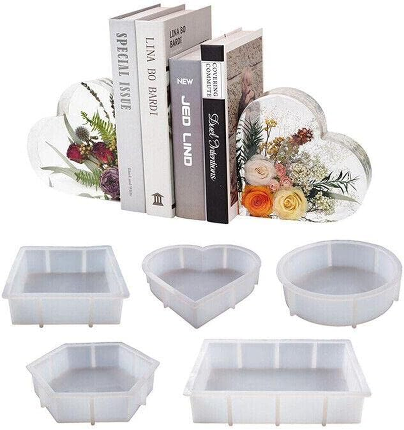 NEW Large Crystal Epoxy Resin Mold Geometry Cube Specimen Love Heart Round Mo... - Picture 8 of 14