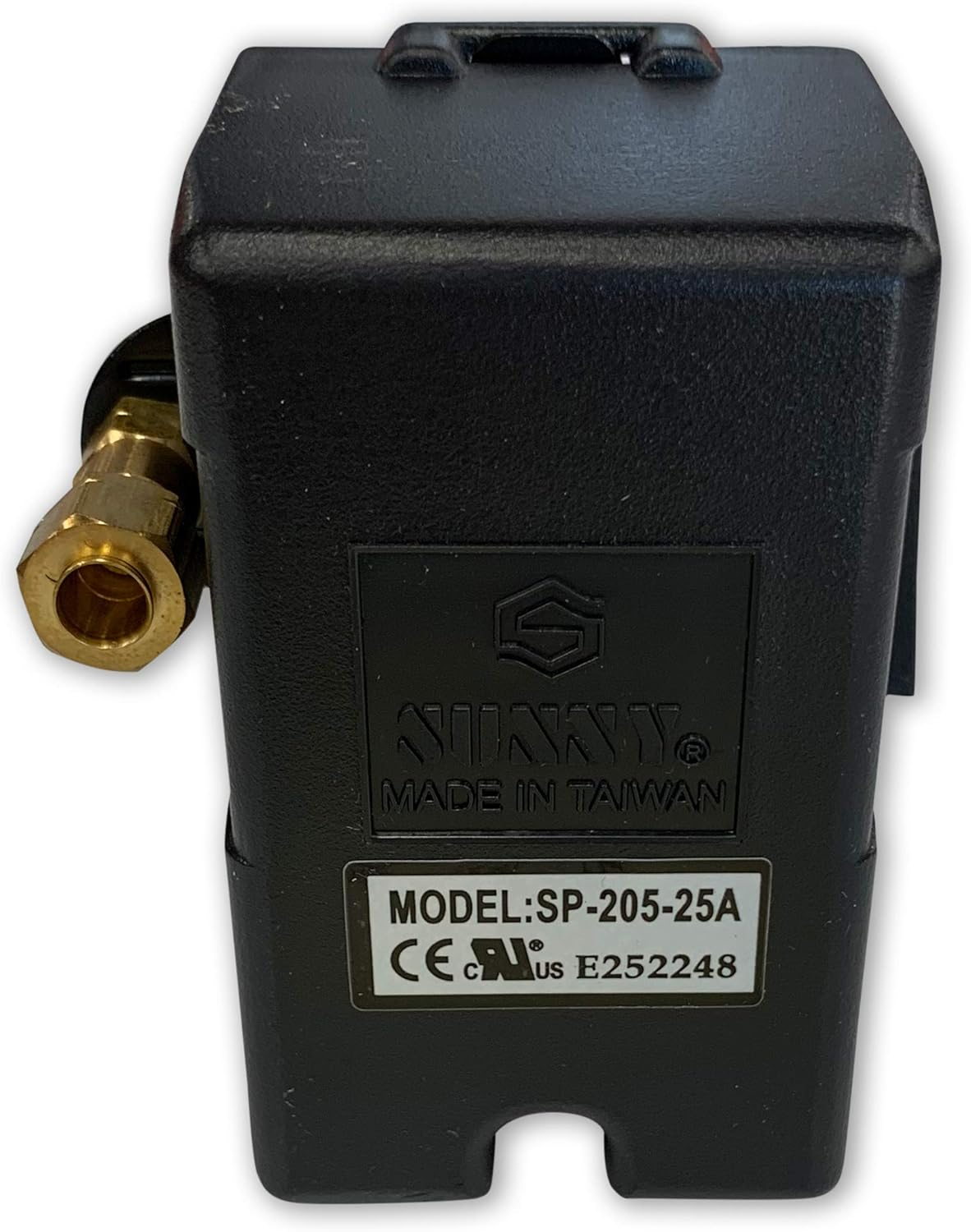 New Heavy Duty Pressure Switch for Air Compressor 25 Amp 140-175 Single Port Connection W/Unloader & On/Off Lever - Free Shipping