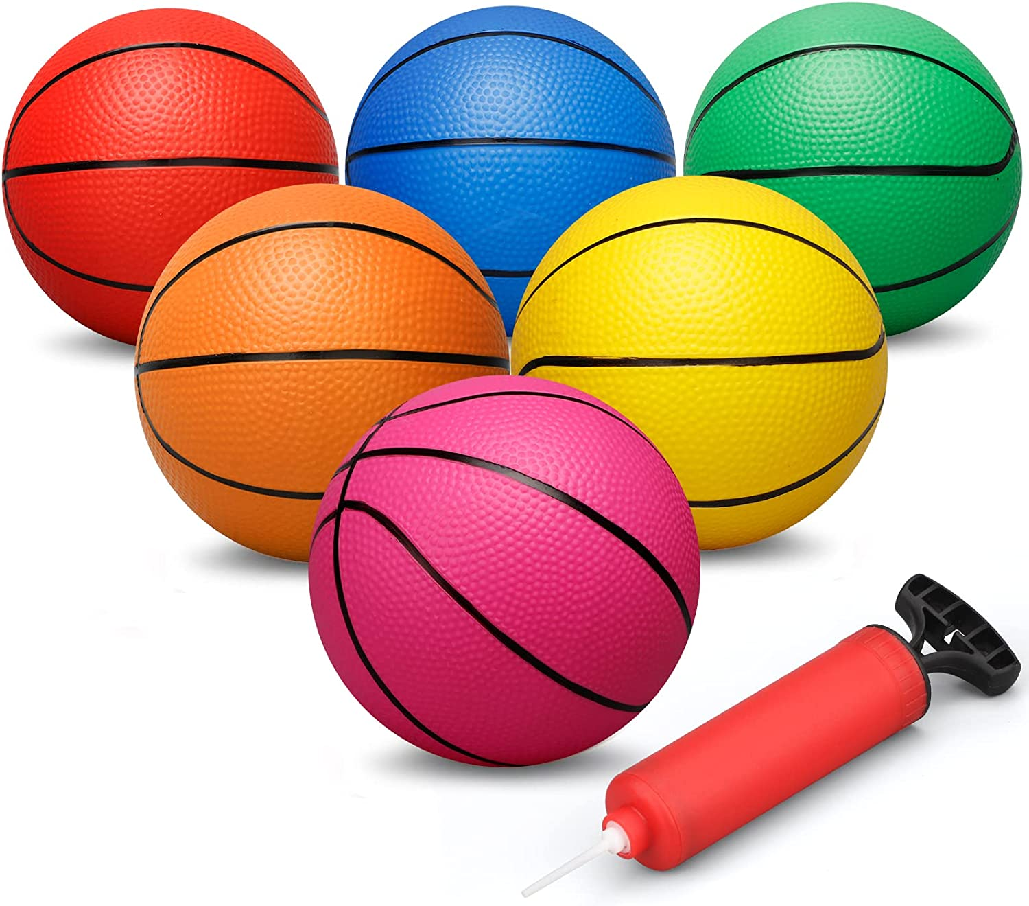 Dilabnda 6 PCS Mini Replaceable Basketballs for Mini Basketball Hoop, 16CM Mi... - Picture 10 of 14