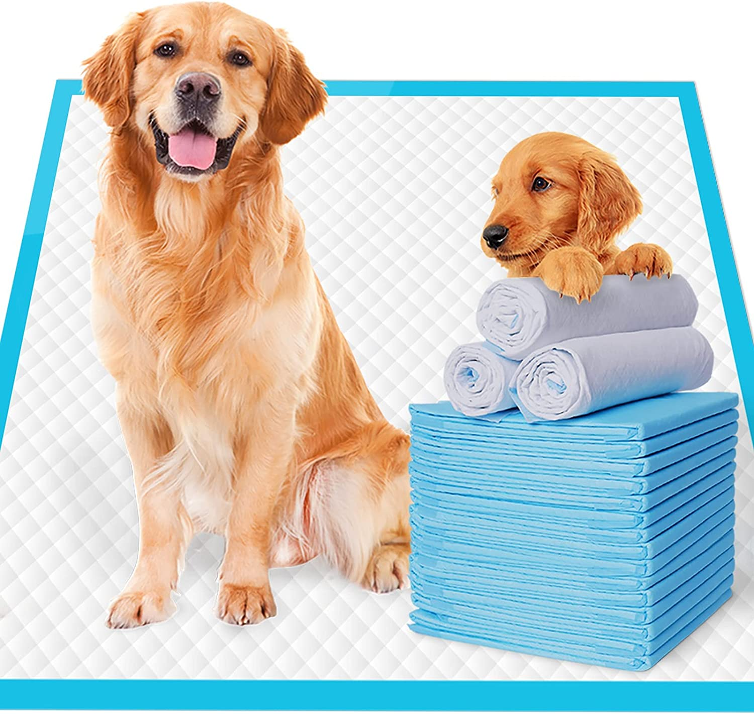 Dog Pee Pad, Puppy Potty Training Pet Pads Dog Pads Extra Large Disposable Super Absorbent & Leak-Free Pee Pads 28