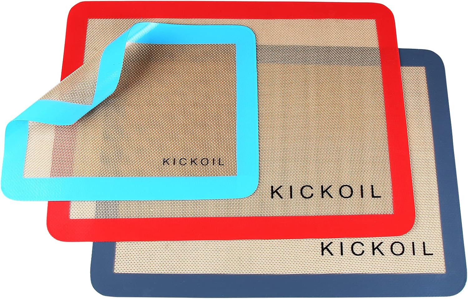 Silicone Baking Mat Large Baking Mat Set of 3-2 Half Sheets 16.5