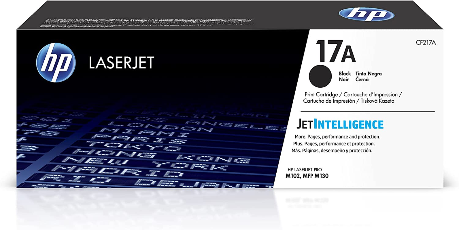 HP 17A Black Toner Cartridge | Works with HP Laserjet Pro M102 Series, HP Laserjet Pro MFP M130 Series | CF217A