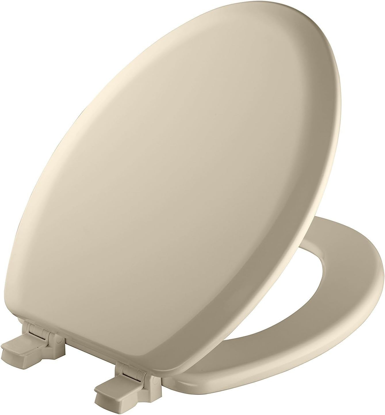 Cameron Bone Toilet Seat, Non Slip Heavy Duty Wood, Easy Clean, Elongated