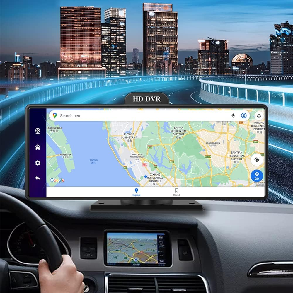 10" Portable Car Radio Touchscreen Dash Cam Wireless Carplay & Android Auto C... - Picture 6 of 14