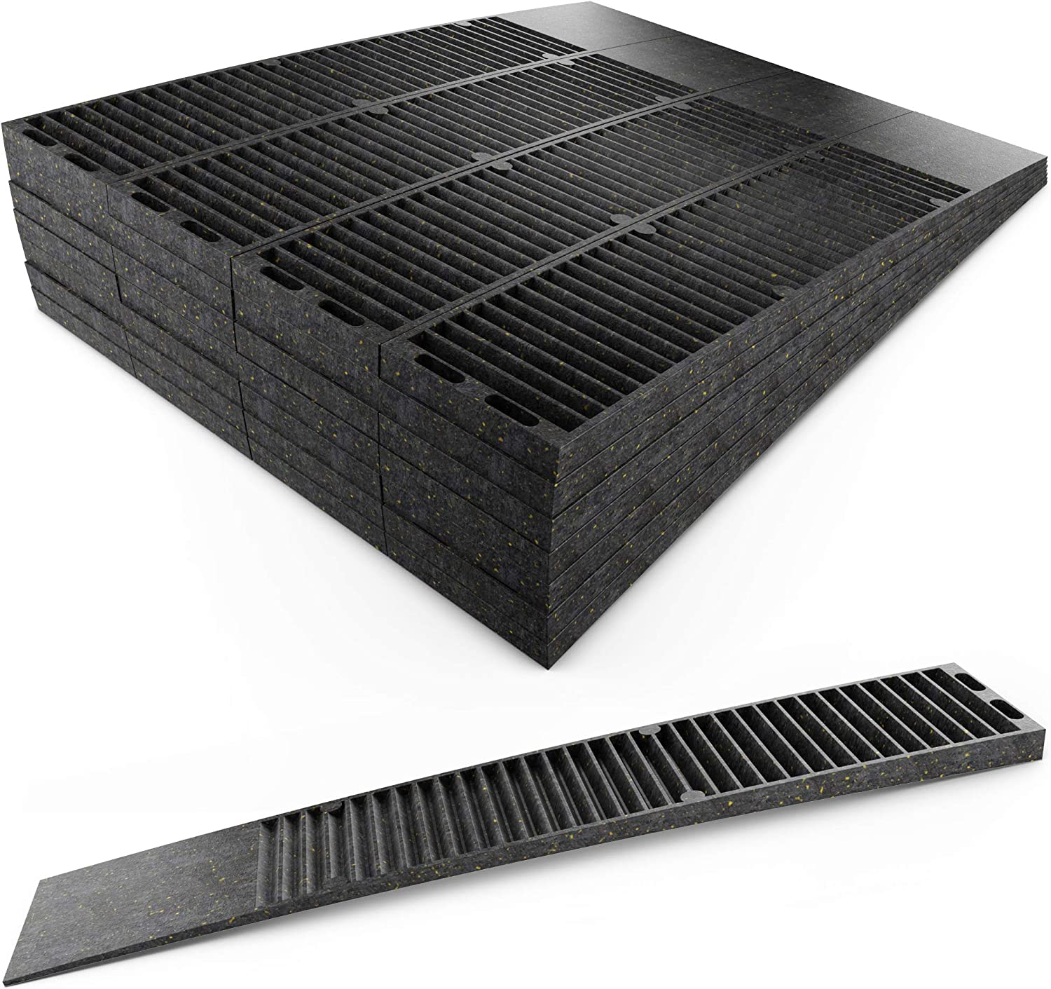 Pro-Grade Composite Shims for Heavy Duty Leveling. 24 Pk 7.75 Inch, Never Rot,