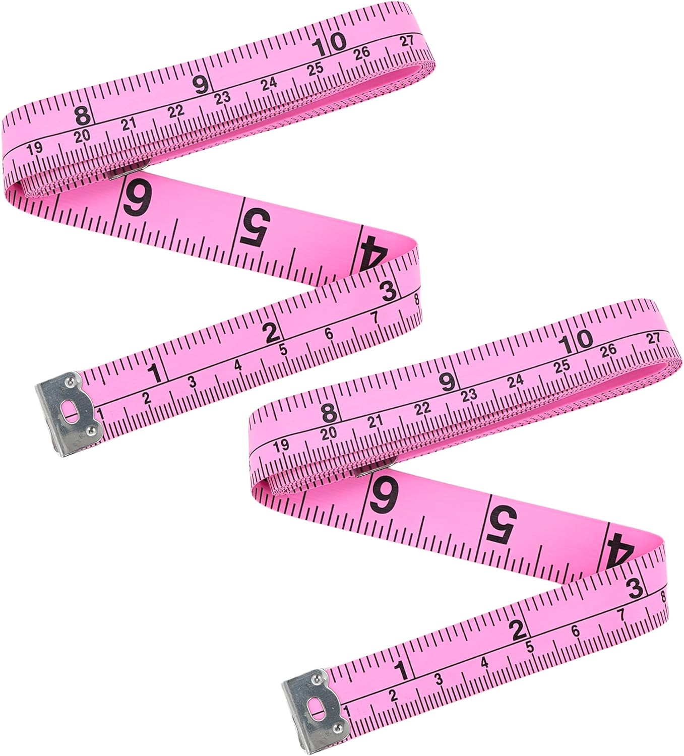 YBVABE 300cm Measuring Tape for Body, 2PCS Double Scale Soft Tape Measure Bod... - Picture 10 of 16