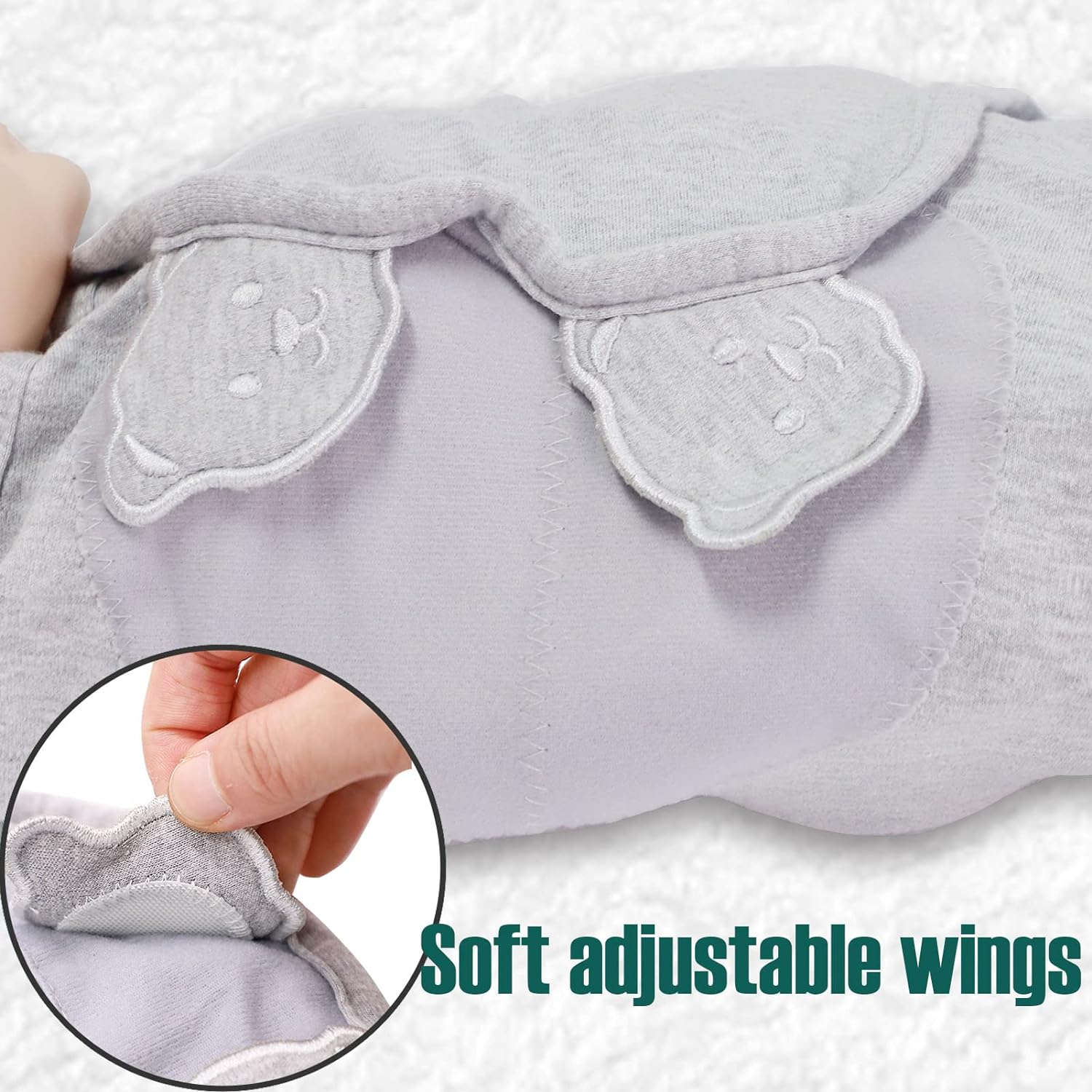 TANOFAR Baby Swaddle Sleep Sacks 3 Pack, Cotton Newborn Swaddle Sack for 0-3 ... - Picture 4 of 13