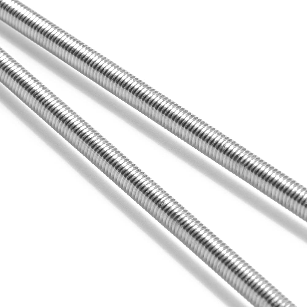 9.84 Inch Threaded Stud 1PC] Stainless Steel Threaded Rod Screw Bar ...