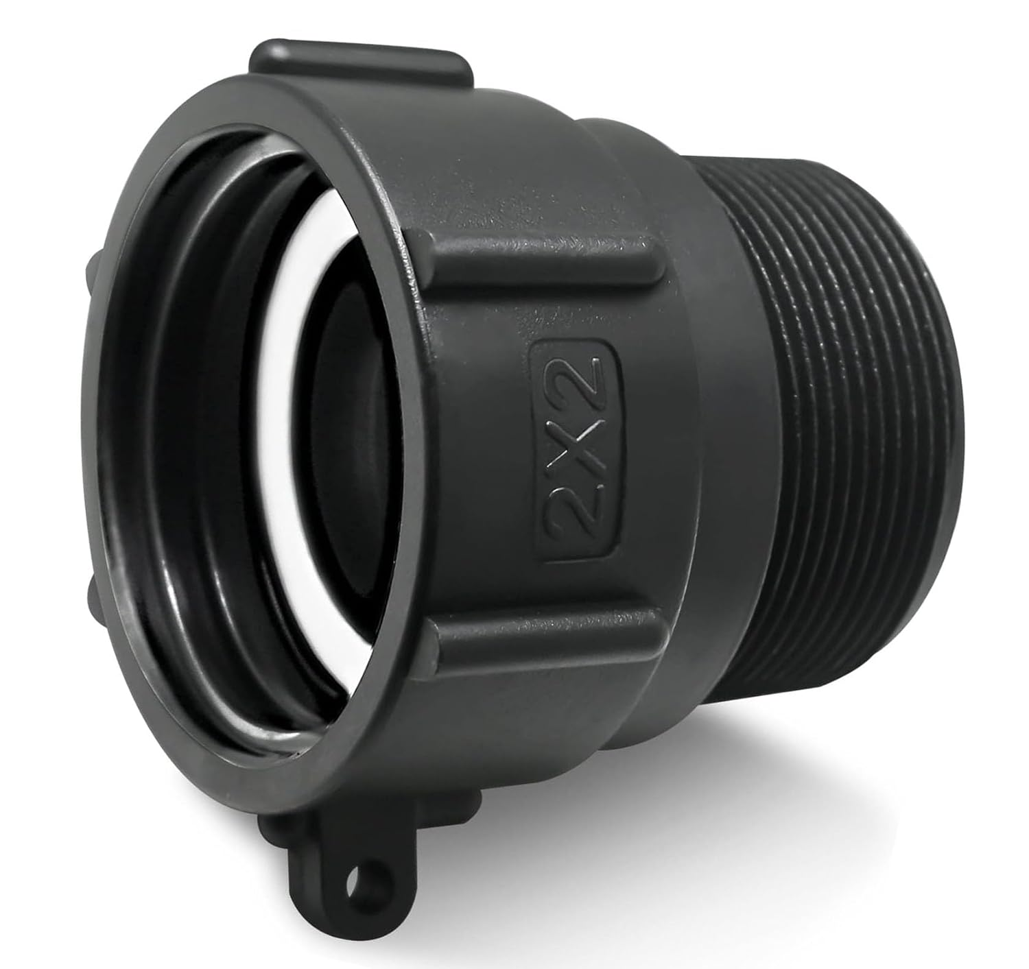 275 330 Gallon IBC Tote Tank Valve Adapter. 2 Coarse Thread x 2 NPT Male 1ea