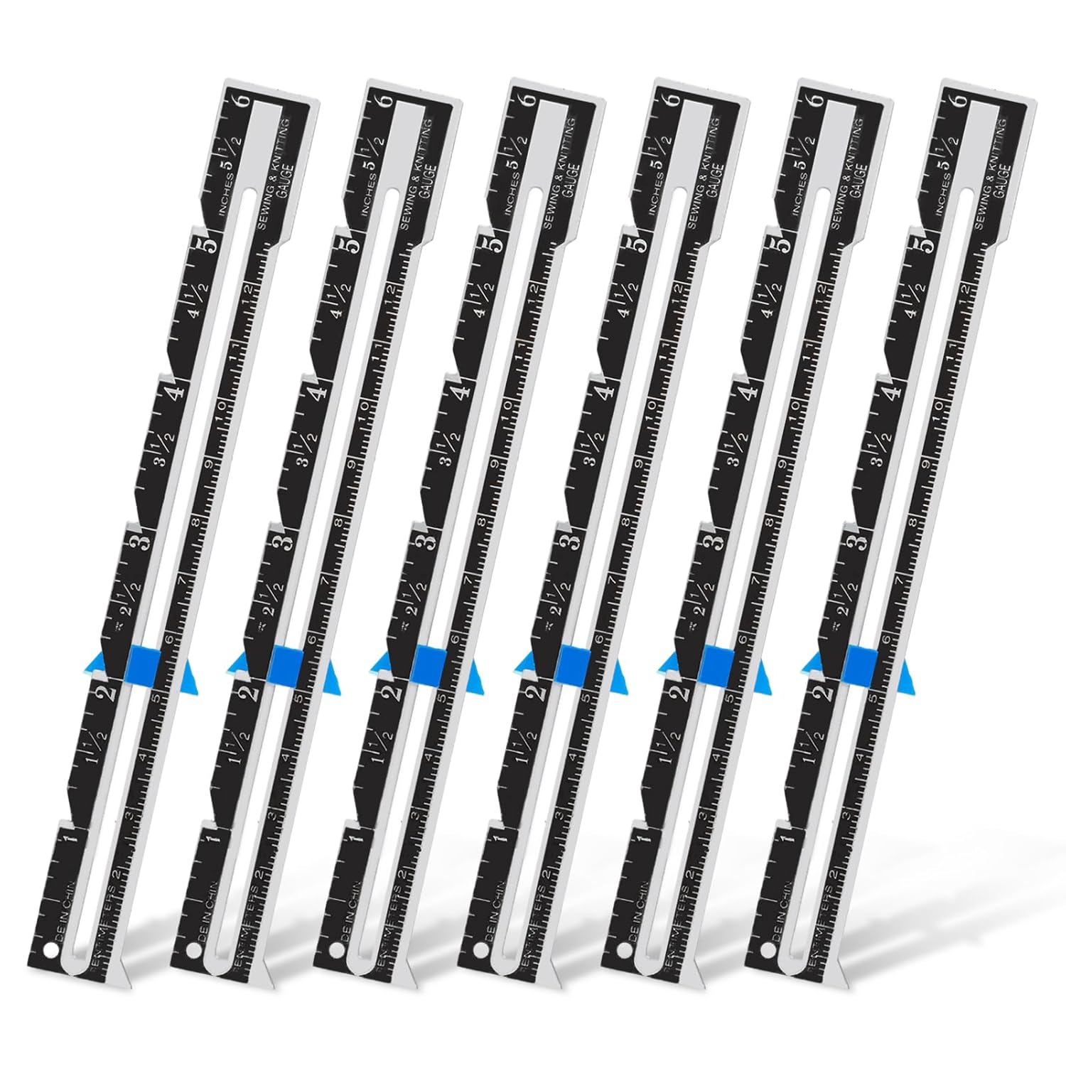 Sliding Gauge,6PCS Sliding Gauge Sewing Measuring Tool Quilting Gauges Ruler ...