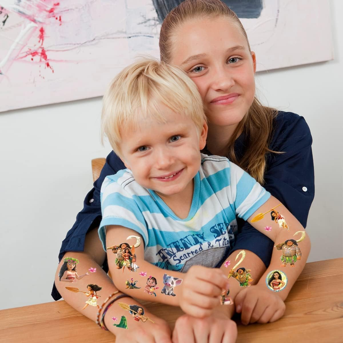 BUYUP 8 Sheets Temporary Tattoos Stickers, tattoos for kids,kids tattoos temp... - Picture 5 of 15