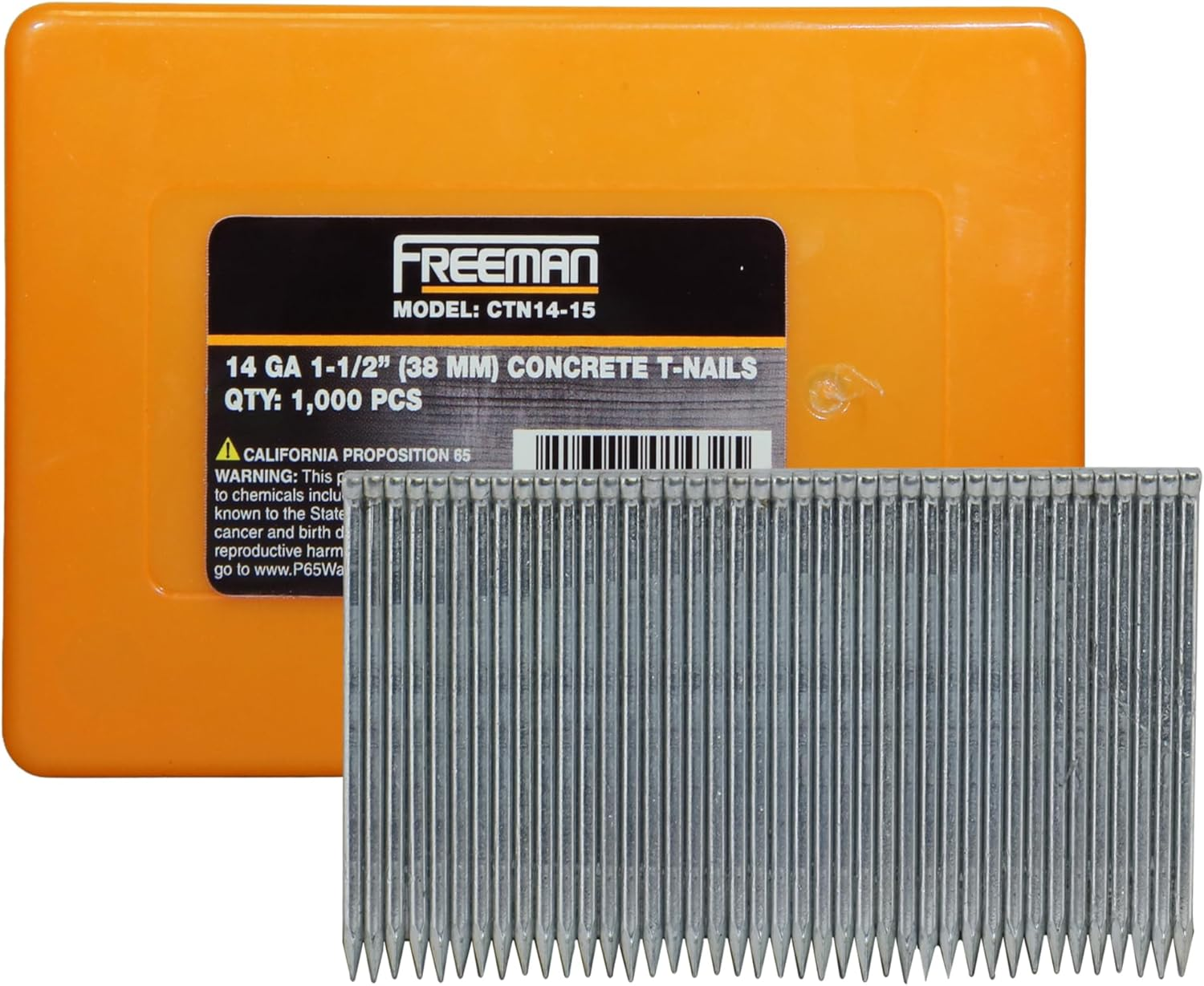 Concrete T-Nails | 14 Gauge | 1-1/2