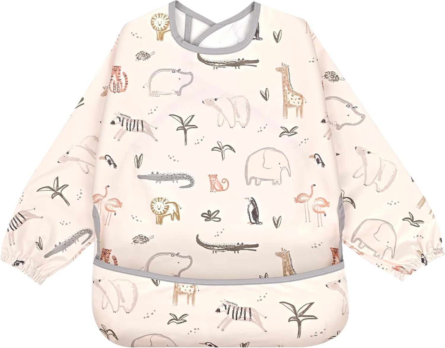 Little Dimsum Mess-Proof Baby Bibs|Infant Toddler Long Sleeve Waterproof Feed... - Picture 2 of 14