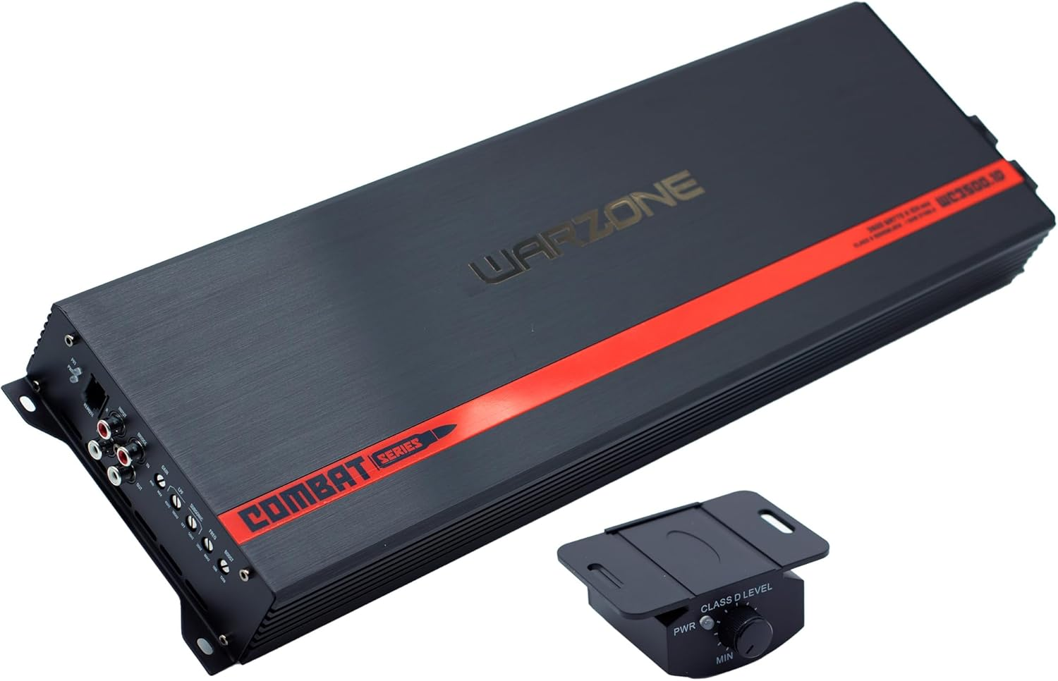 Warzone Series Car Amplifiers - True RMS Power Class D Amps, 1/2/4 Ohm Stable, Multi-Channel and Monoblock Options, Remote Sub Control (3500W / Monoblock)
