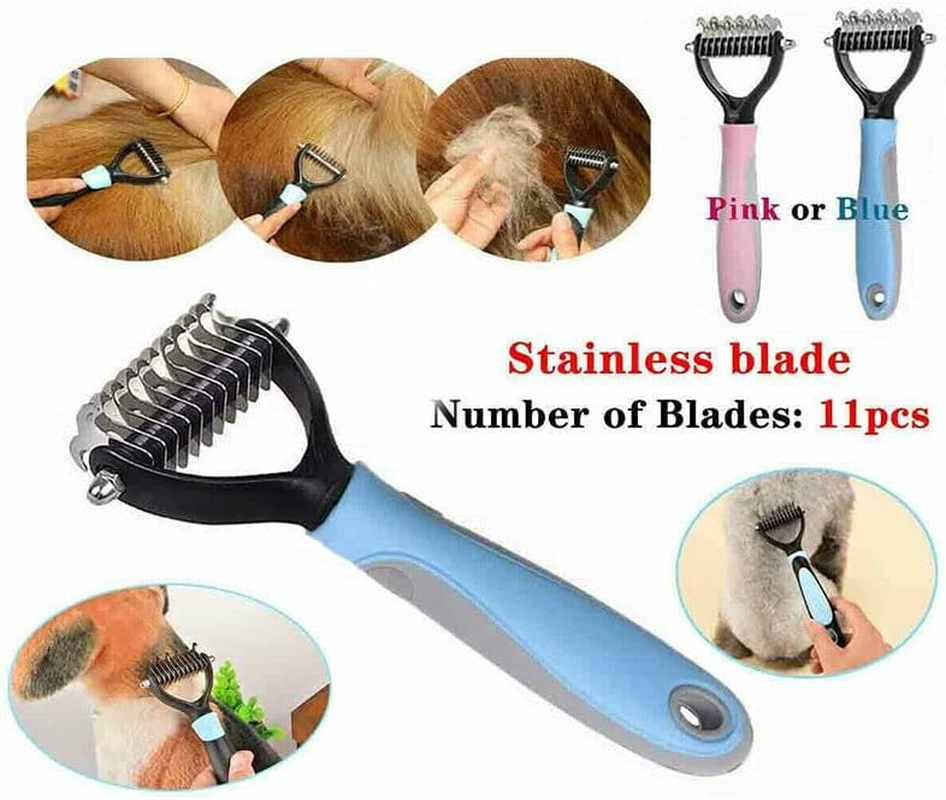 Dog Pet Cat Grooming Comb Brush Undercoat Rake Dematting Deshedding Trimmer, ... - Picture 5 of 10