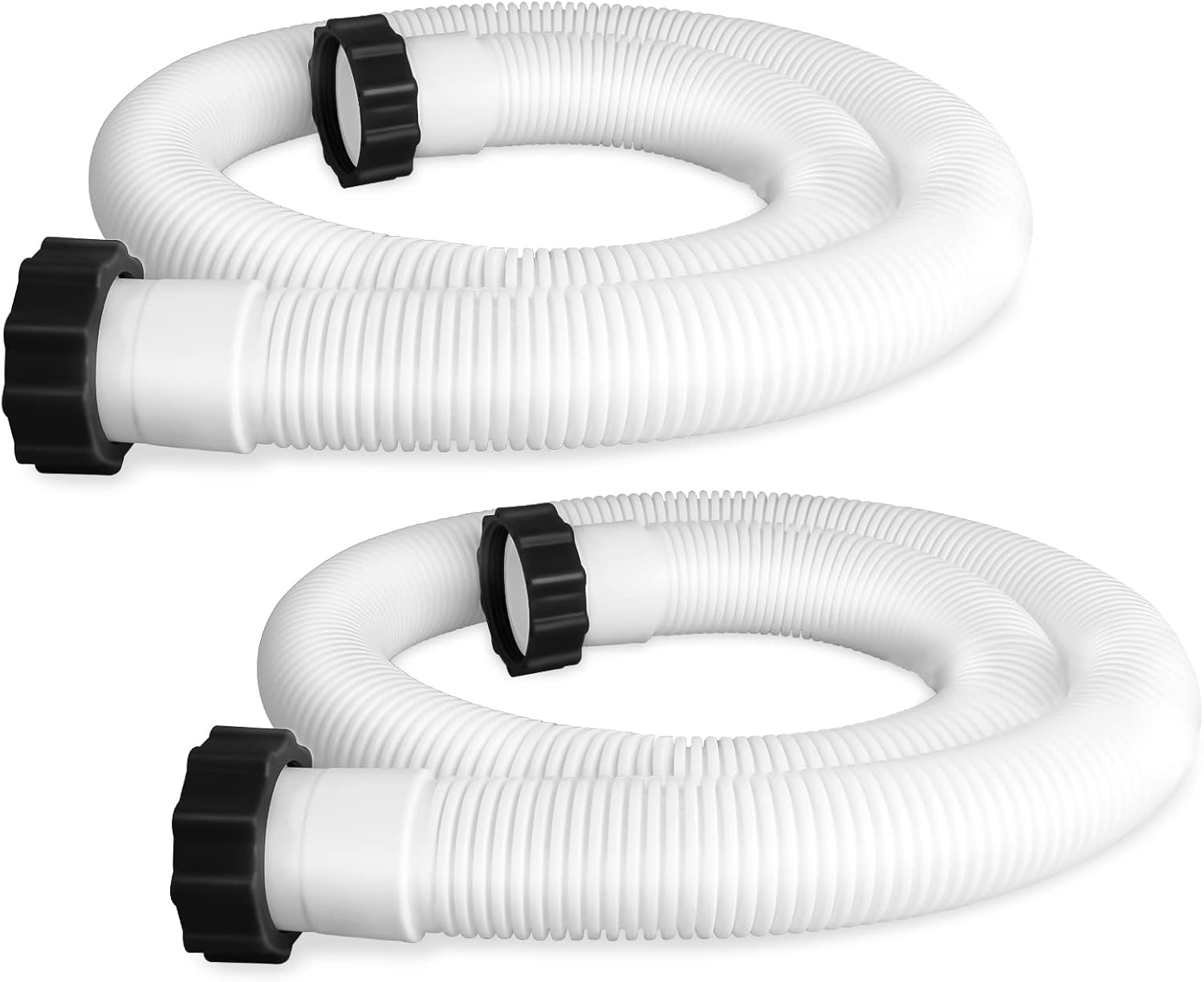 2 Pcs Pool Hoses for above Ground Pools 1 1/2 Inch Diameter 59