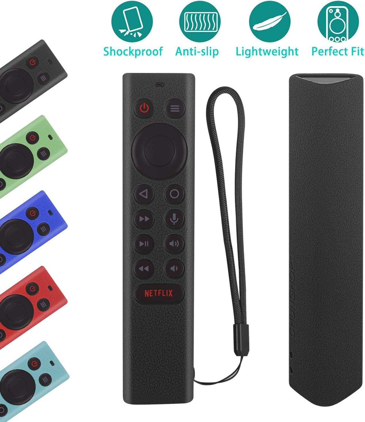 CHUNGHOP Protective Silicone Remote Cover for NVIDIA Shield TV Pro/4K HDR Rem... - Picture 8 of 14