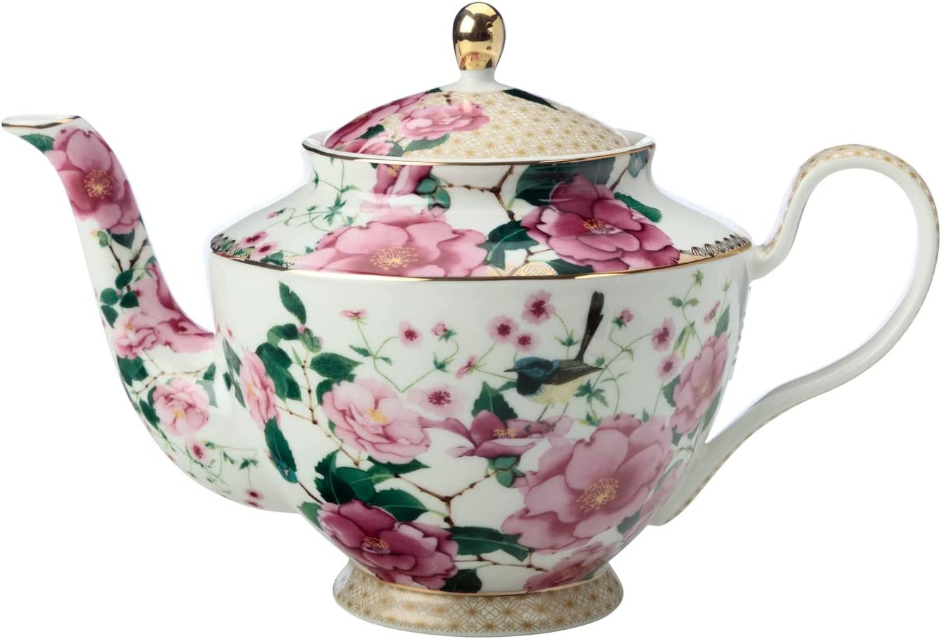 Maxwell & Williams Teas & C's Silk Road Teapot With Infuser 500ML White Gift ... - Picture 9 of 15