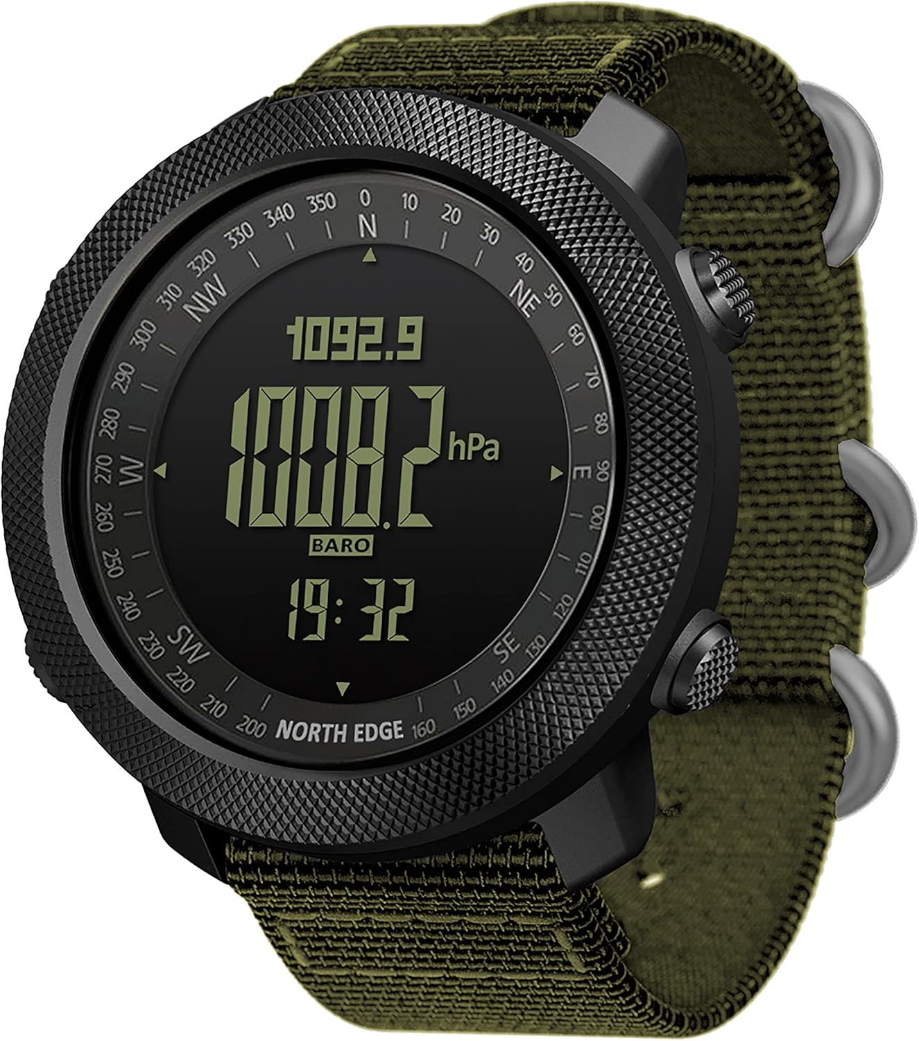 Relojes deportivos tácticos North Edge Apache para hombre, para actividades al aire libre