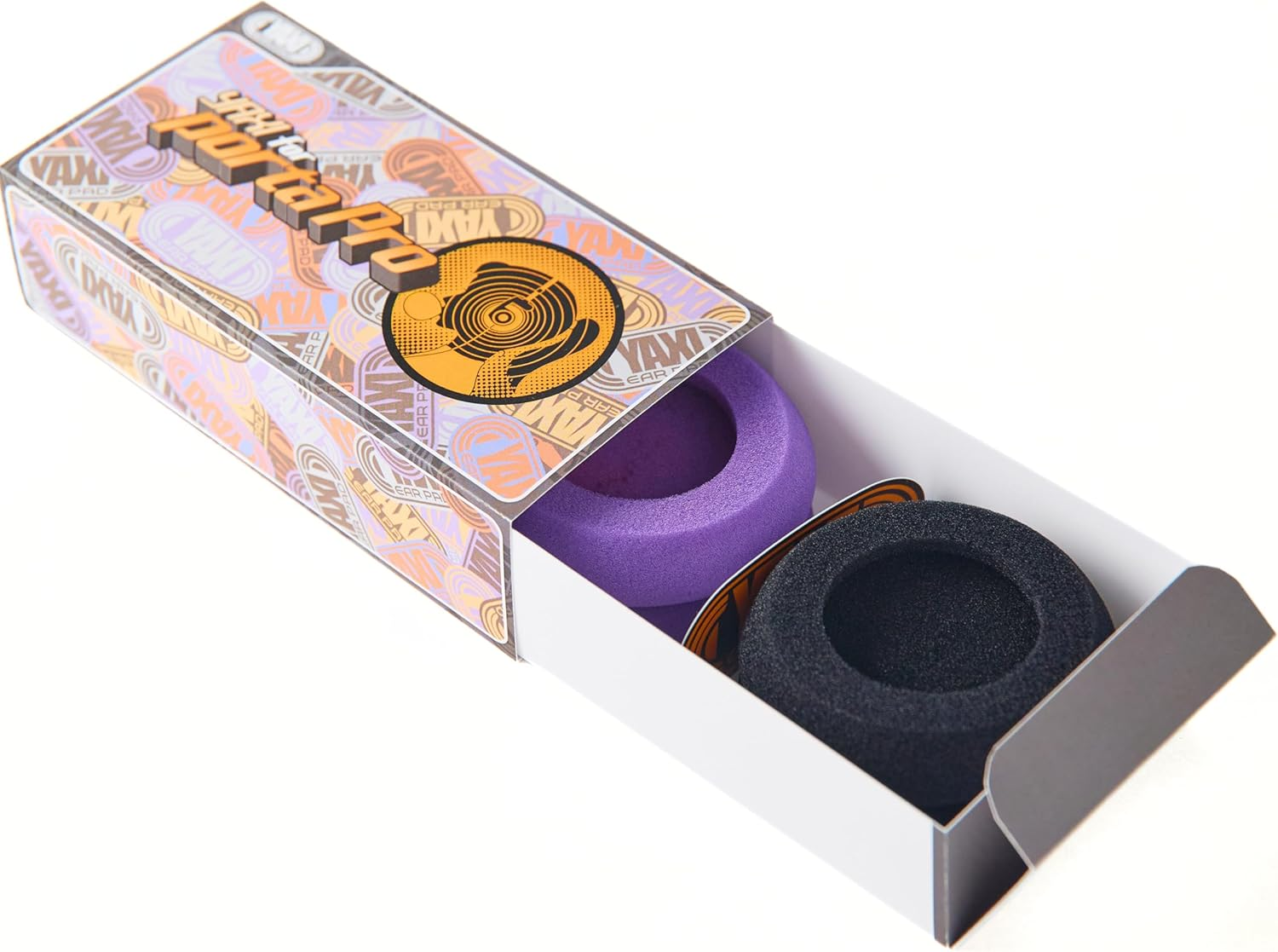 YAXI EARPADS for Koss PORTAPRO 2Pairs (Purple+Black)