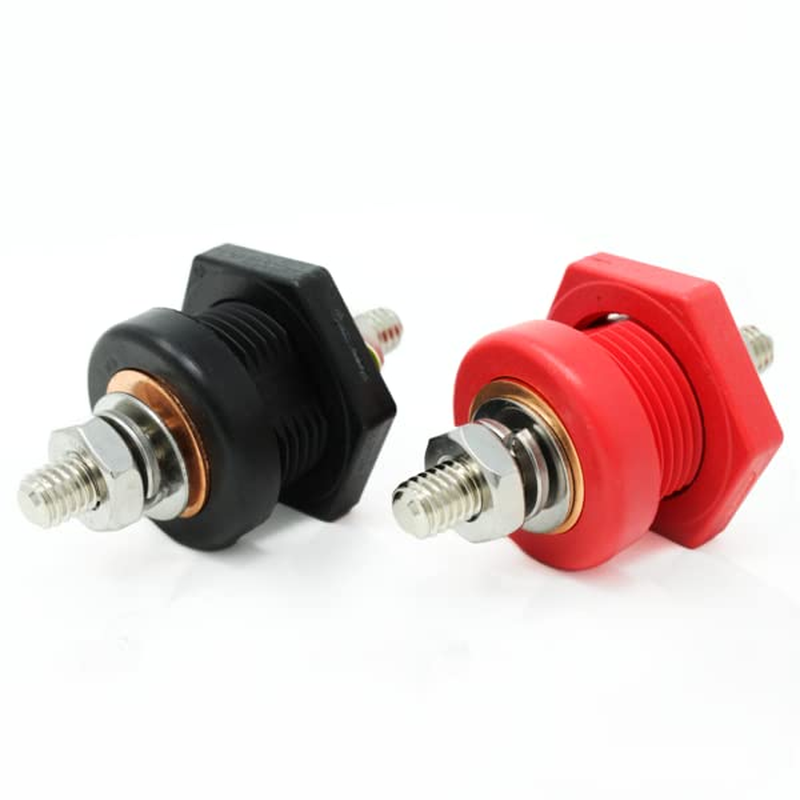 Thru Panel Battery Cable Bulkhead Connectors with Copper Core 3/8