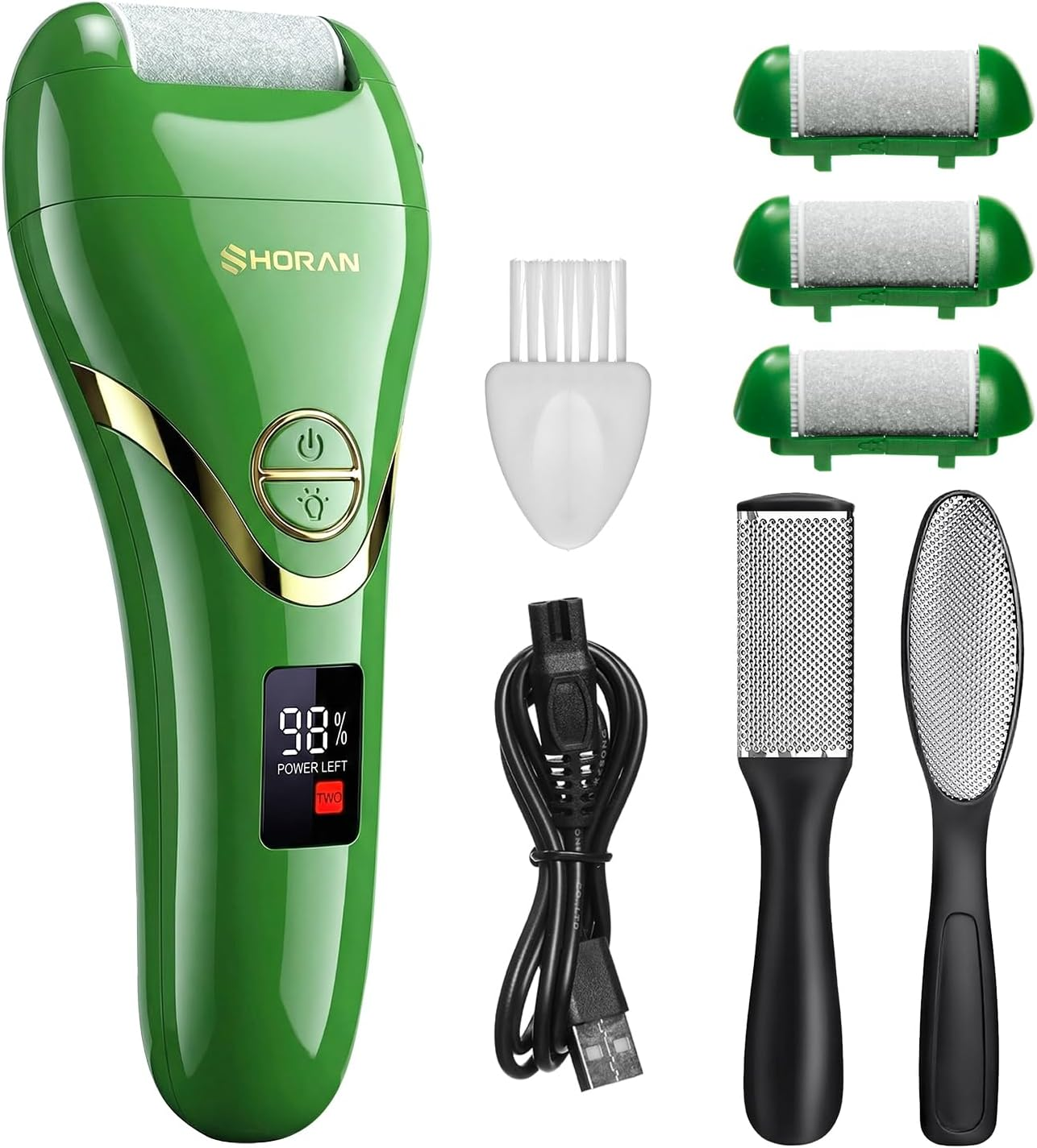 Electric Foot File for Hard Skin, Rechargeable Callus Remover