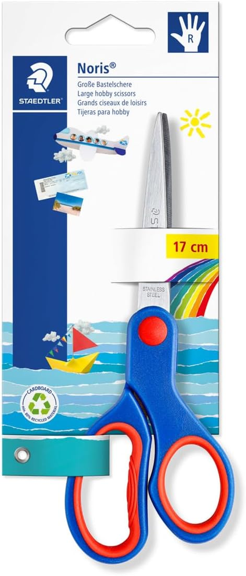 Staedtler Noris Children'S Left-Handed Scissors, 14 Cm Blade Length - Picture 9 of 15