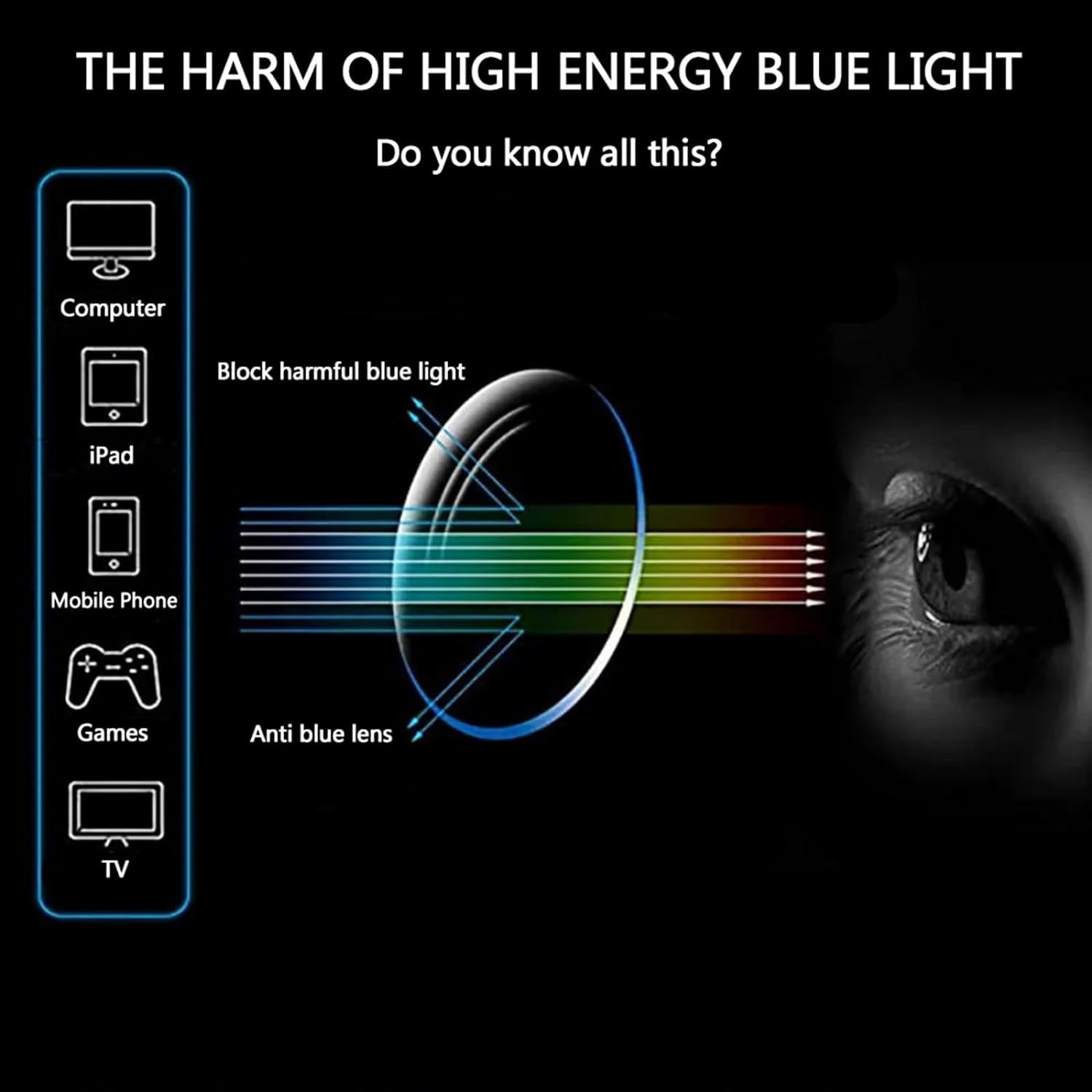 LJCZKA Oval Blue Light Glasses for Women Men Computer Glasses Oval Frame Anti... - Picture 7 of 20