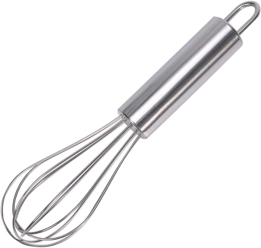 Stainless Steel Small Whisk for Cheese, Coffee, Eggs, Very Handy (6 Inches)