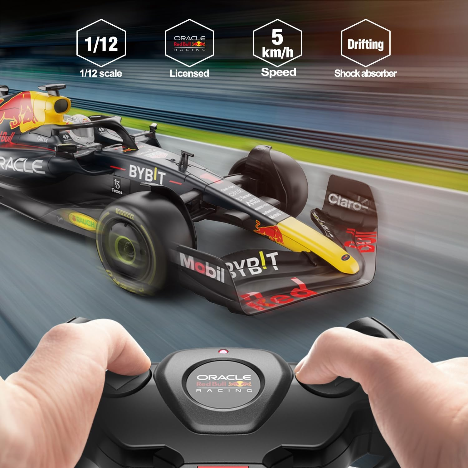 Rastar 1/12 F1 Red Bull Car, Oracle Red Bull Racing F1 RB18 Remote Control Ca... - Picture 7 of 15