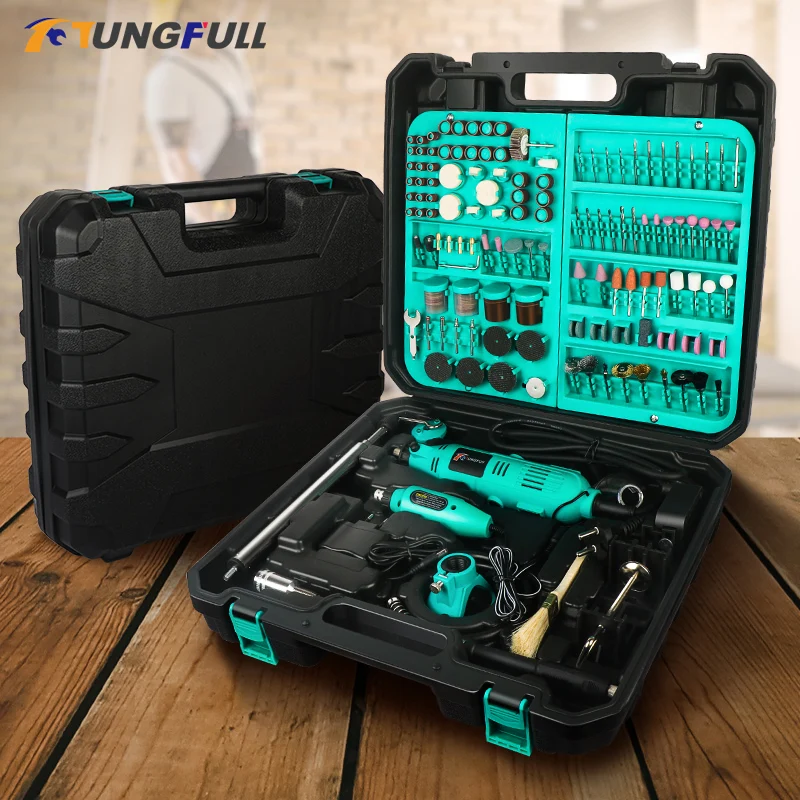 Mini Electric Drill Accessories Drill Bits Woodworking Tools Variable Speed Electric Rotary Tool Mini Drill Grinder