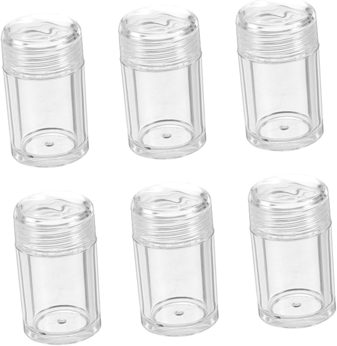 PLAFOPE 6Pcs Loose powder bottle Cosmetic powder bottle powder dispenser Loos... - Picture 2 of 3