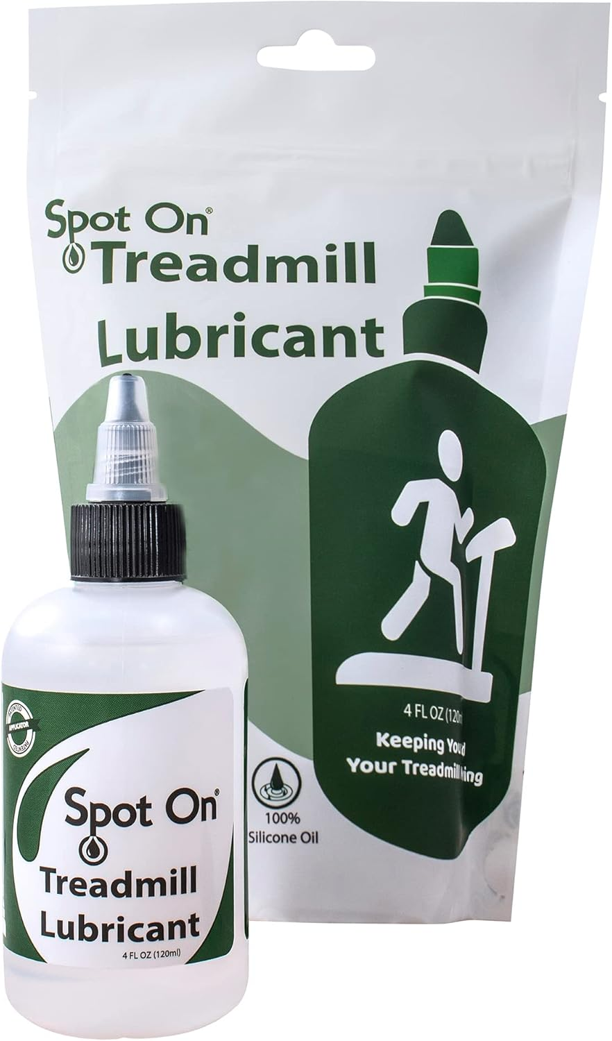 Treadmill Belt Lube - Made in the USA - Easy Squeeze for Controlled Flow Treadmill Lubricant - 100% Silicone