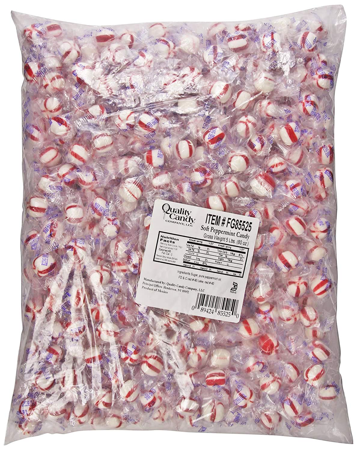 Soft Peppermint Candy 5Lb