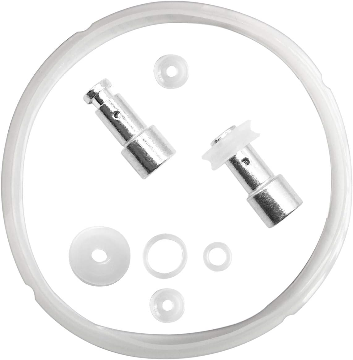 Anillo de sellado de silicona transparente + Junta para ollas a presión + Universal