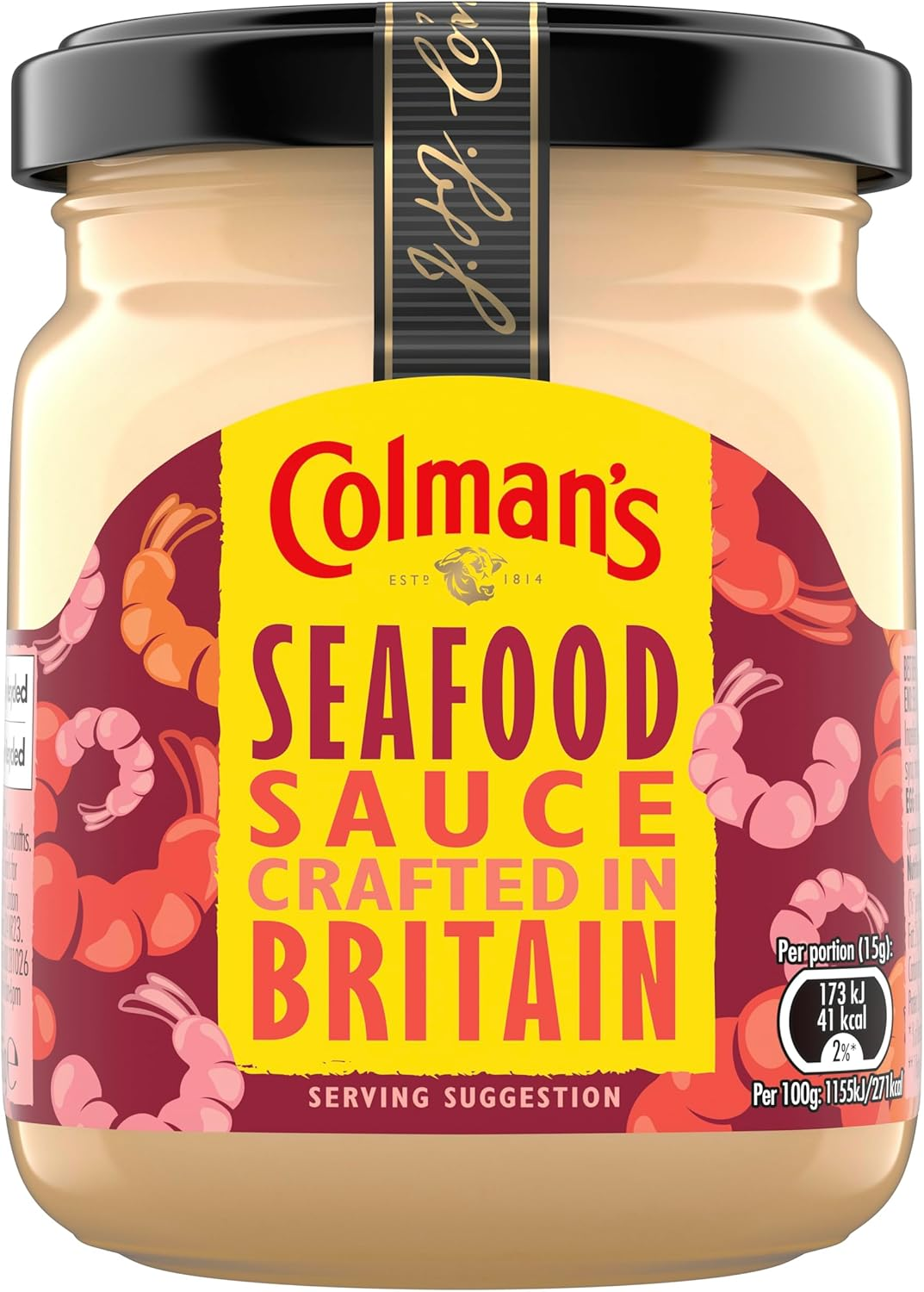 Seafood Sauce Crafted in Britain Perfect Condiment for a Prawn Cocktail 155 Ml