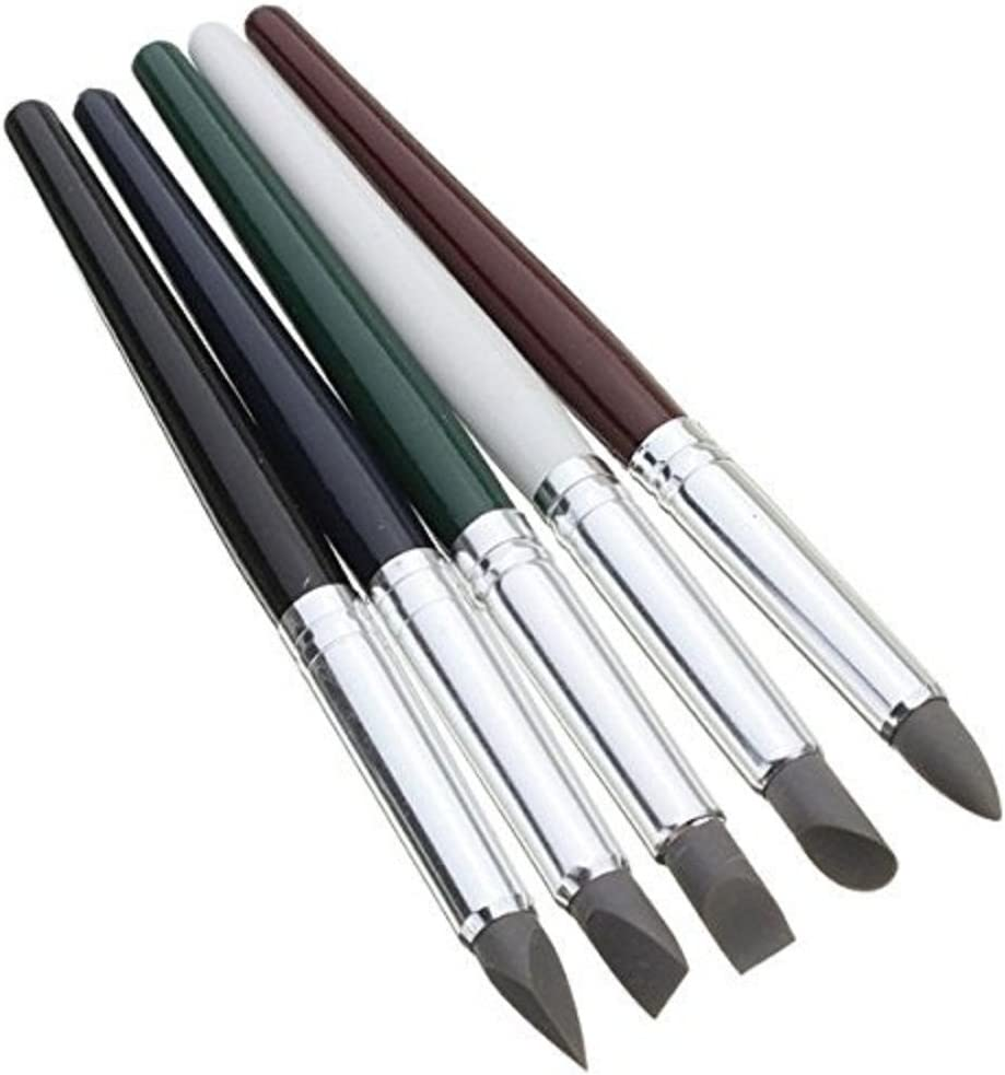 COMIART Clay Sculpture Tools Silicon Color Shapers Painting Brushes Size 6 - Picture 2 of 14