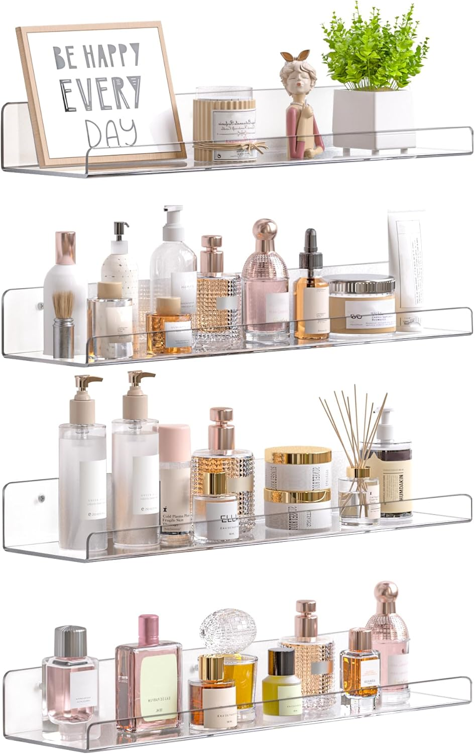Acrylic Shelves for Bathroom Storage, 15