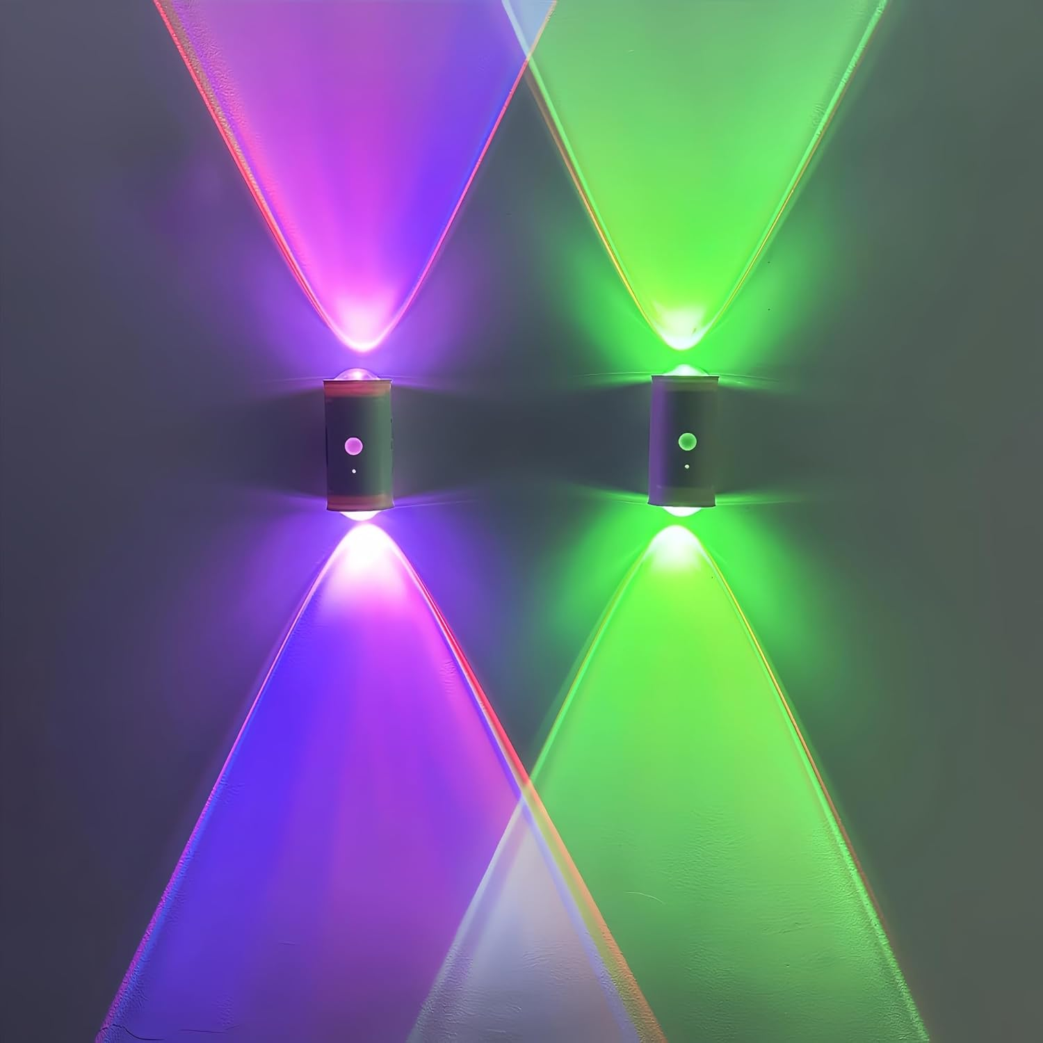 4 Pack Rechargeable Dynamic RGB LED Wall Lamp, Motion-Sensing Step Lights with Remote Control, 1200Mah Battery, Dimmable, Magnetic Mount for Staircase, Hallway, Bedroom, Kitchen, Bar