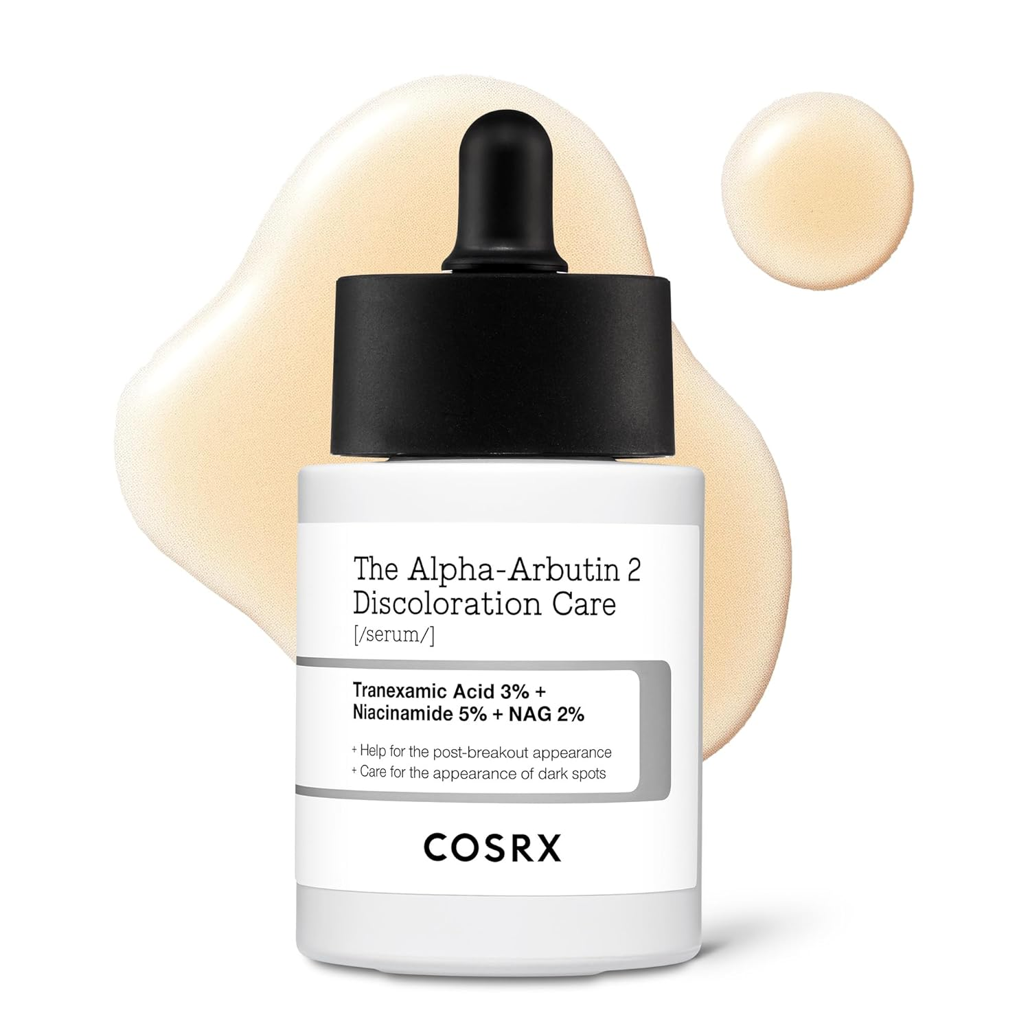2% Alpha Arbutin Discoloration Care Face Serum with Niacinamide, Glutathione & Tranexamic Acid, Serum to Target Dark Spots and Hyperpigmentation, Daily Korean Skin Care, 1.7 Fl Oz