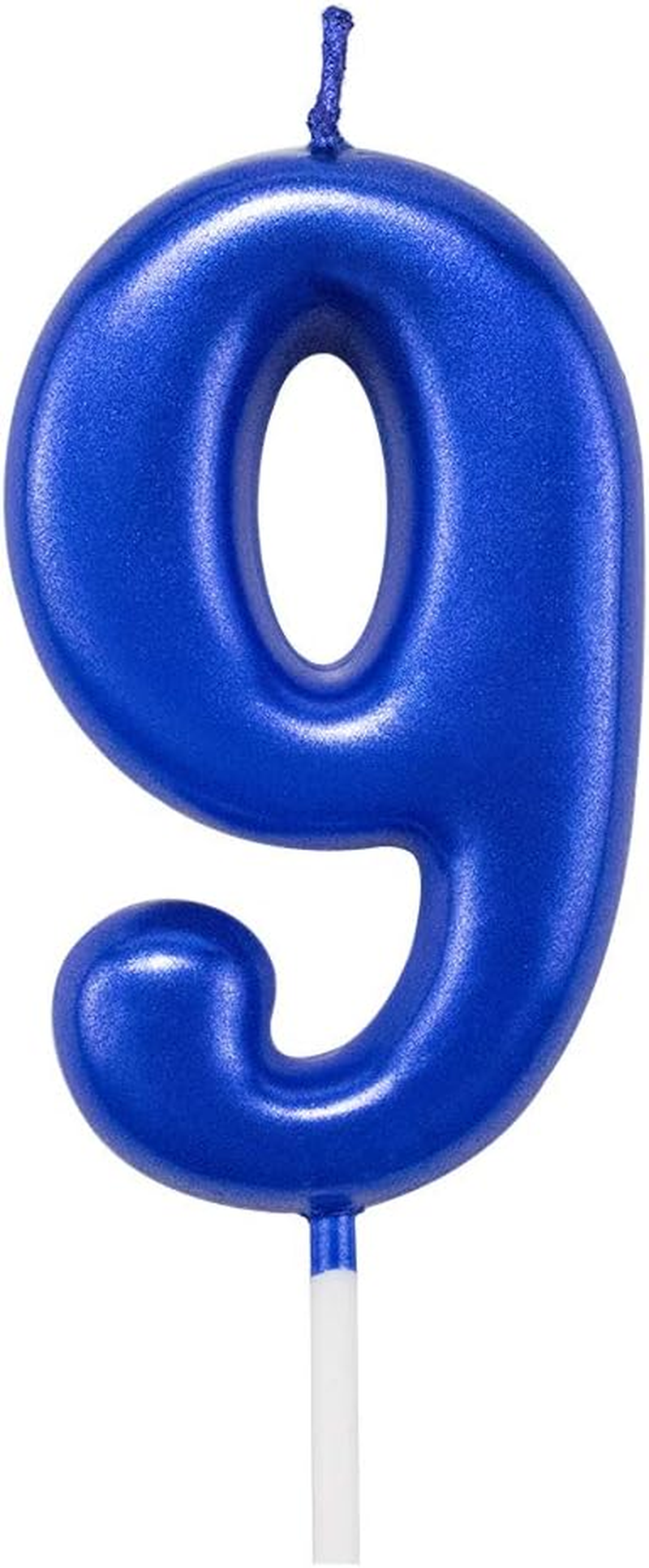 Blue Birthday Candles 9 Candle 9Th Nine Years Cake Bady Roman Numberal Cool Number Candle No 90 91 92 93 94 95 96 97 98 99