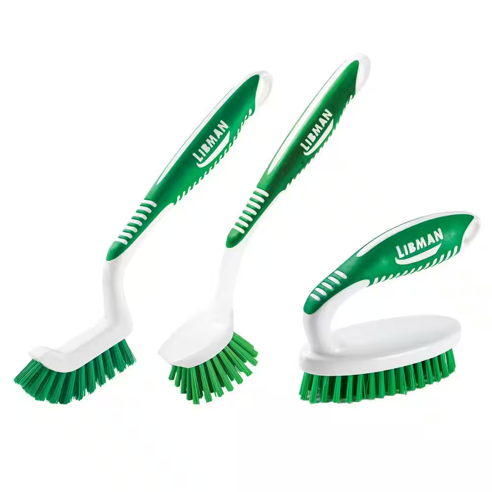Grout, Kitchen and All-Purpose Scrub Brush Combo Set